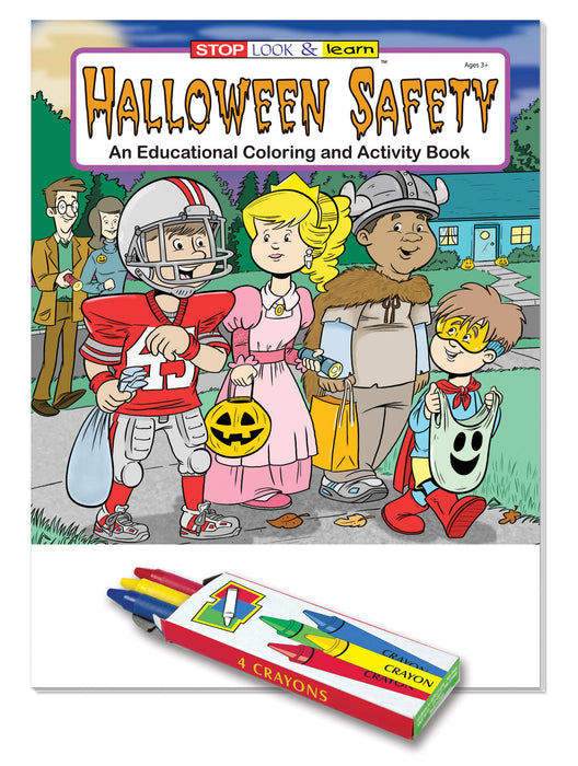 Halloween Safety - Kid's Educational Coloring & Activity Books