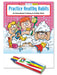 25 Pack - Practice Healthy Habits Kid's Coloring & Activity Books with Crayons