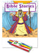 Bible Stories Kid's Educational Coloring & Activity Books with Crayons in Bulk