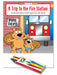 A Trip to The Fire Station Kid's Educational Coloring & Activity Books