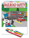 Railroad Safety Kid's Coloring & Activity Books