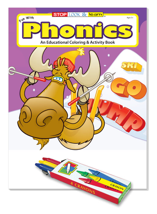 Fun With Phonics Kid's Educational Coloring & Activity Books