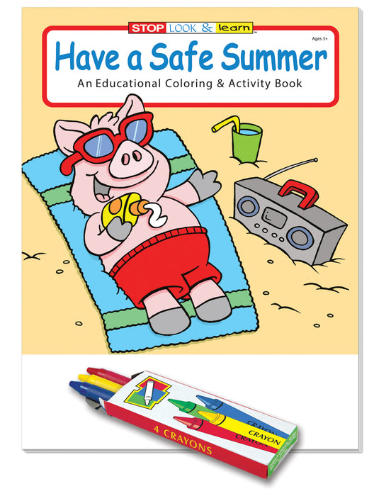 Have a Safe Summer - Kid's Coloring & Activity Books
