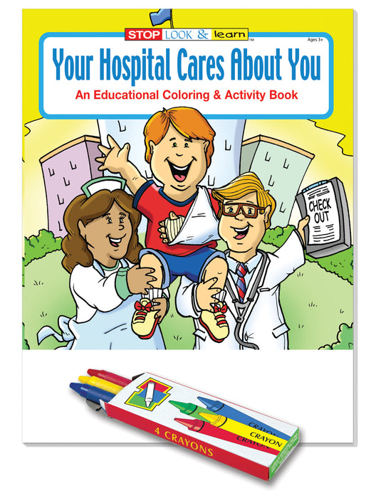 Your Hospital Cares About You Kid's Coloring & Activity Books