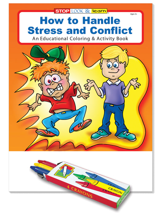 25 Pack - How to Handle Stress and Conflict Kid's Coloring & Activity Books