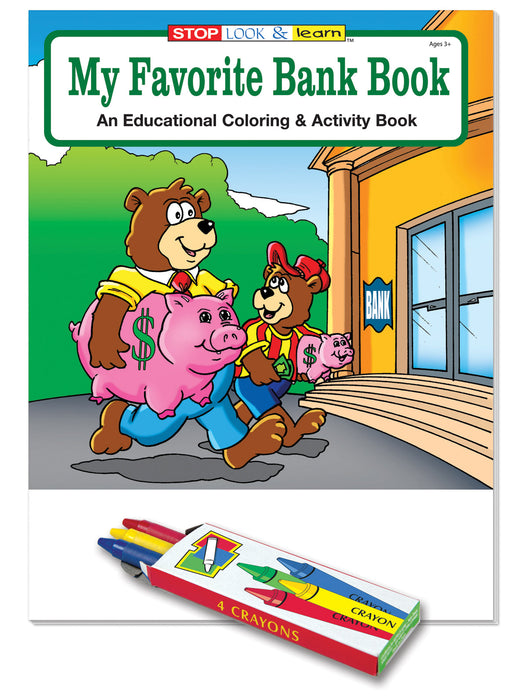 My Favorite Bank Kid's Educational Coloring & Activity Books