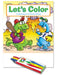 Let's Color Kid's Educational Coloring & Activity Books in Bulk with Crayons
