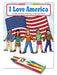 25 Pack - I Love America Kid's Coloring & Activity Books with Crayons