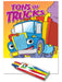 25 Pack - Tons of Trucks Kid's Coloring and Activity Books with Crayons