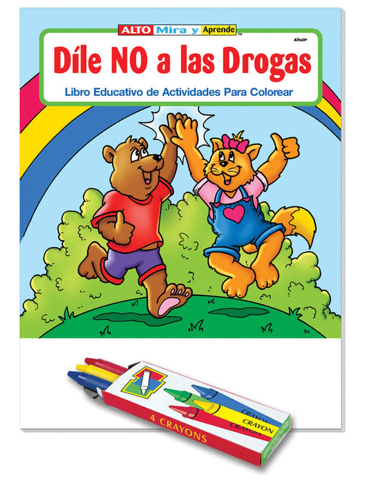 Be Smart, Say NO to Drugs Kids Coloring & Activity Books - Spanish Version (en Espanol) - ZoCo Products