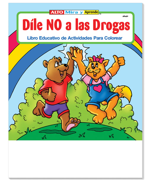 Be Smart, Say NO to Drugs Kids Coloring & Activity Books - Spanish Version