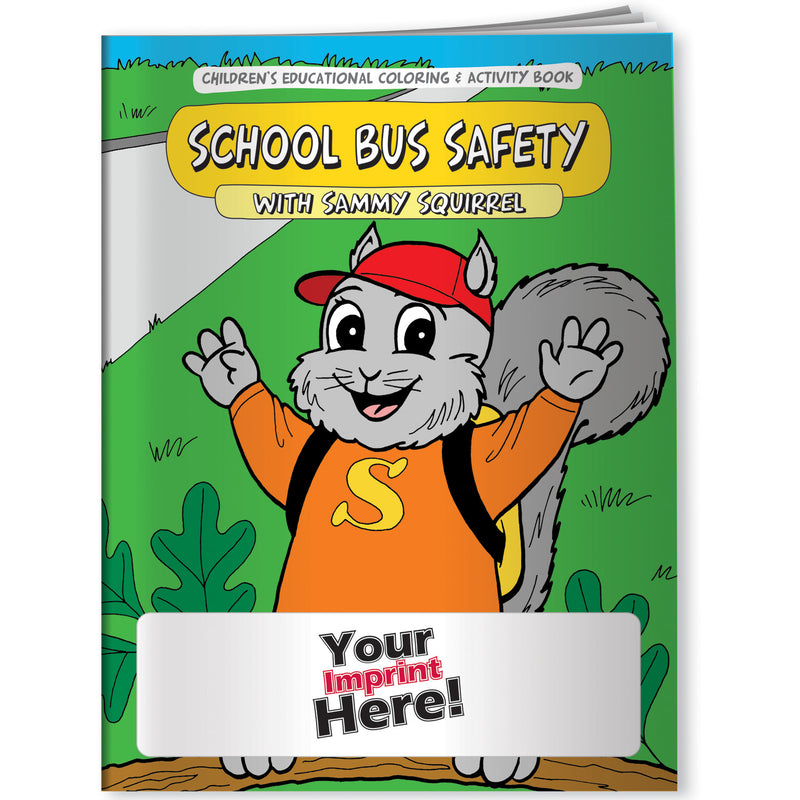 CUSTOM COLORING BOOKS - School Bus Safety