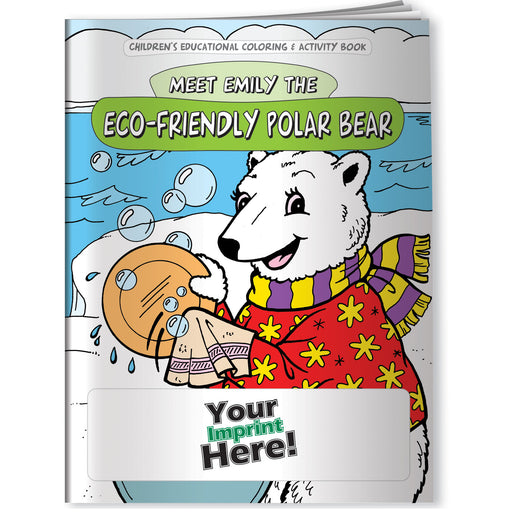 CUSTOM COLORING BOOKS Meet Emily the Eco-Friendly Polar Bear