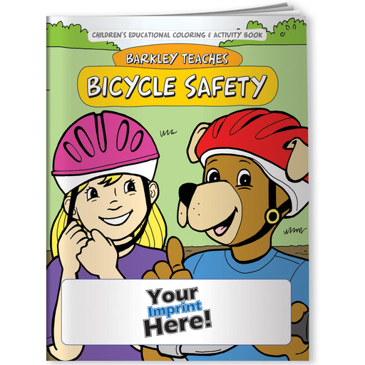 CUSTOM COLORING BOOKS - Barkley Teaches Bicycle Safety