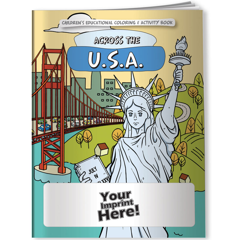 CUSTOM COLORING BOOKS - Across the USA