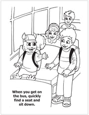 CUSTOM COLORING BOOKS - School Bus Safety