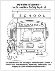 CUSTOM COLORING BOOKS - School Bus Safety