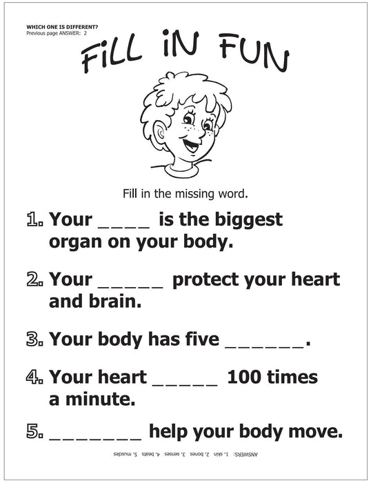 CUSTOM COLORING BOOKS - Meet Buddy Your Healthy Body - (300 min.)