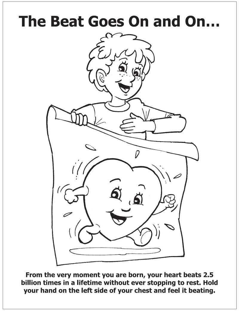 CUSTOM COLORING BOOKS - Meet Buddy Your Healthy Body - (300 min.)