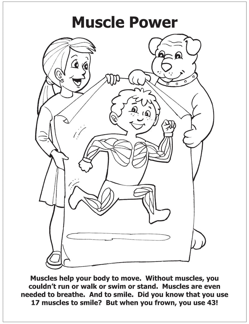 CUSTOM COLORING BOOKS - Meet Buddy Your Healthy Body - (300 min.)