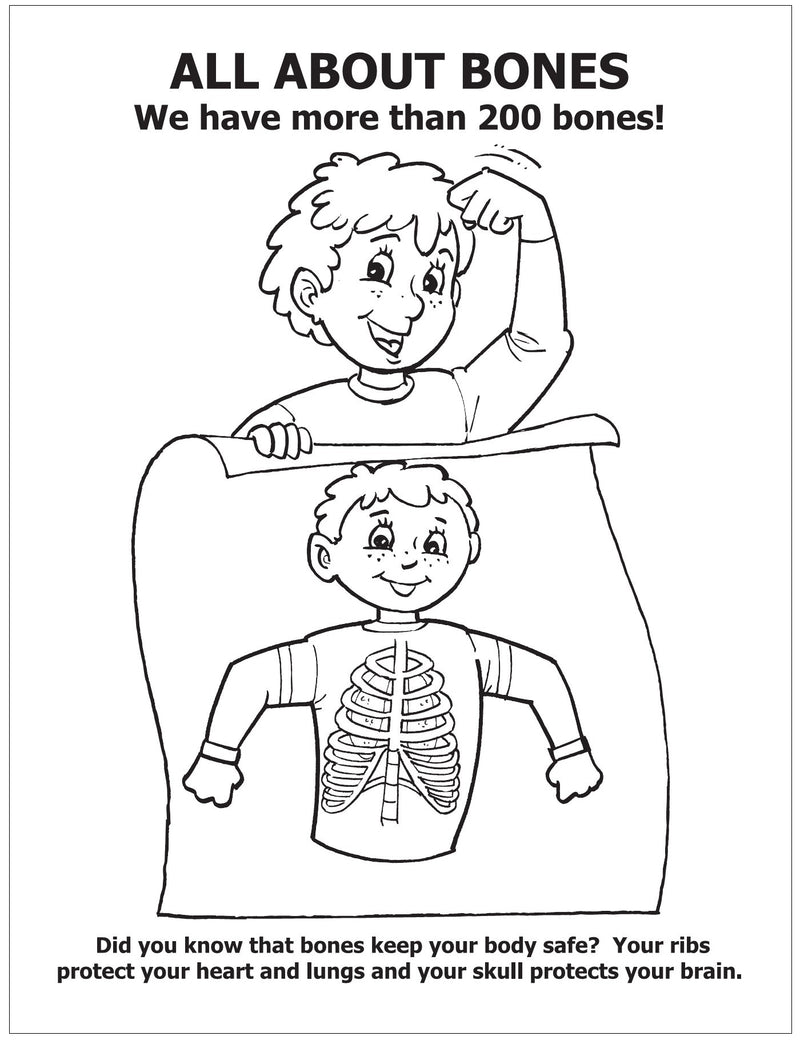 CUSTOM COLORING BOOKS - Meet Buddy Your Healthy Body - (300 min.)