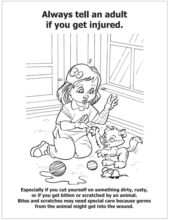 CUSTOM COLORING BOOKS Meet Freddy the First Aid Frog