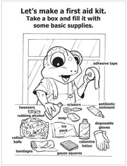 CUSTOM COLORING BOOKS Meet Freddy the First Aid Frog