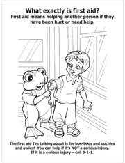 CUSTOM COLORING BOOKS Meet Freddy the First Aid Frog