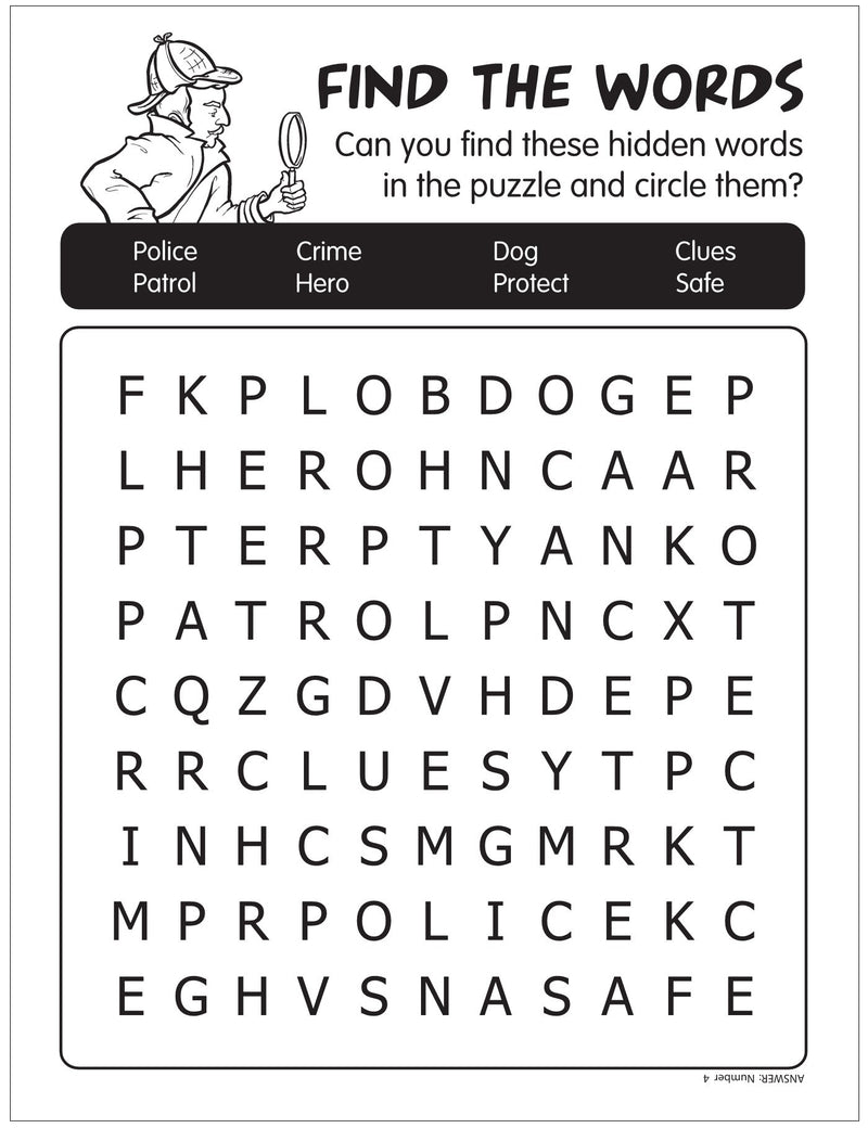 CUSTOM COLORING BOOKS Police Dog Hero