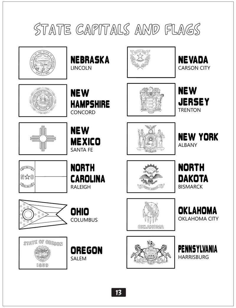 CUSTOM COLORING BOOKS - Across the USA