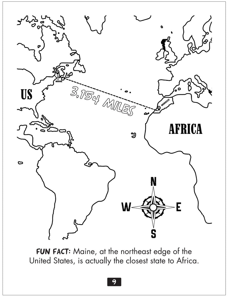 CUSTOM COLORING BOOKS - Across the USA