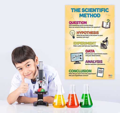 Scientific Method Poster - 12"x18" - Laminated