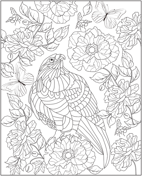 Gift Pack: 3 Adult Coloring Books: Oceans, Nature, & Patterns - Includes 10 Pencils