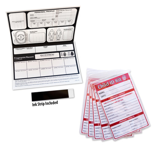 Child ID / Fingerprint Kits (5 Pack) - ZoCo Products