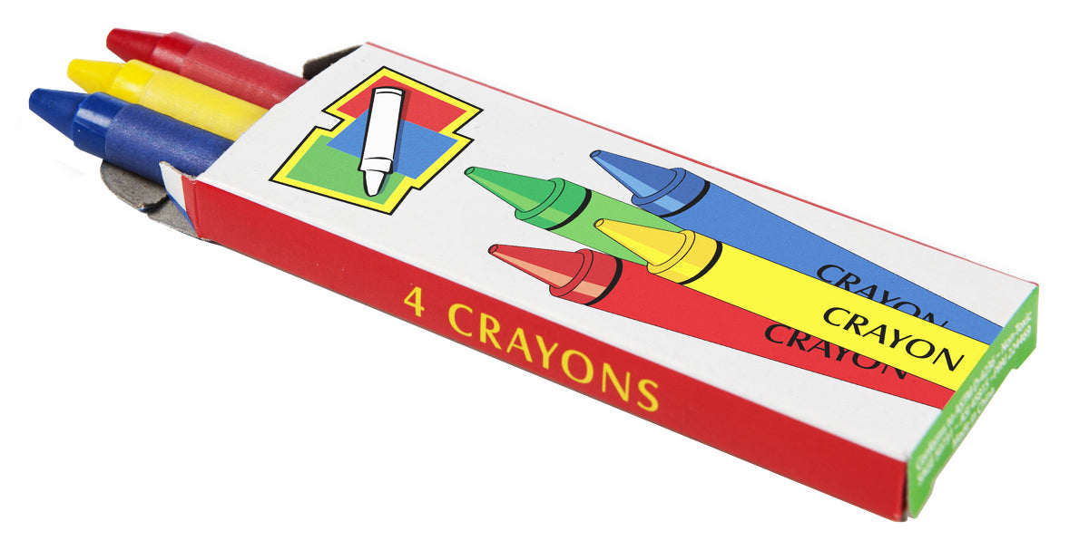 Box of 4 Crayons