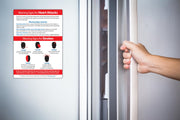 Heart Attack and Stroke Warning Symptoms Fridge Magnet