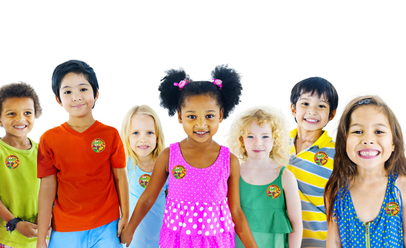 Good Nutrition Good Health Sticker Roll - 400 Stickers - ZoCo Products