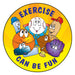 Exercise Can Be Fun Sticker Roll - 400 Stickers - ZoCo Products
