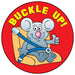 Buckle Up! Seatbelt Safety - Sticker Roll - 400 Stickers