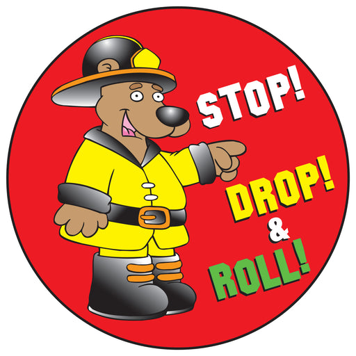 Fire Safety Sticker Roll - 400 Stickers - ZoCo Products