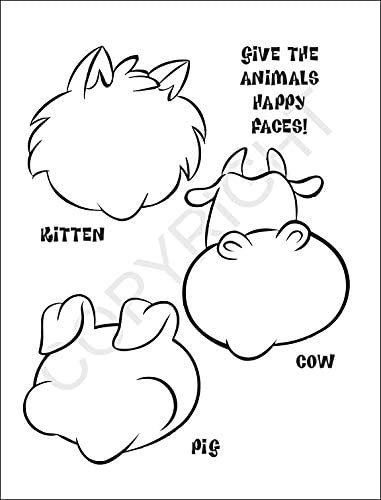 Animals on The Farm - Coloring & Activity Books in Bulk (250+) - Add Your Imprint