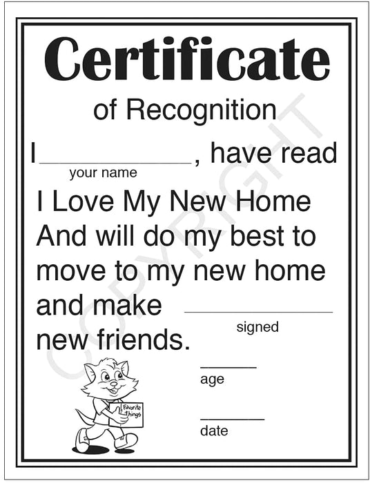 Realtor promotional gift - I Love My New Home Coloring & Activity Books in Bulk (250+) - Add Your Imprint